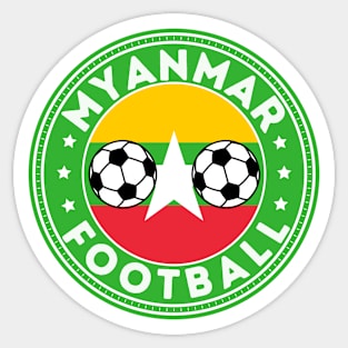 Myanmar Football Sticker